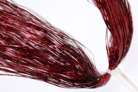 Holo Flashabou Magnum Cranberry fra Hedron til Fluebinding