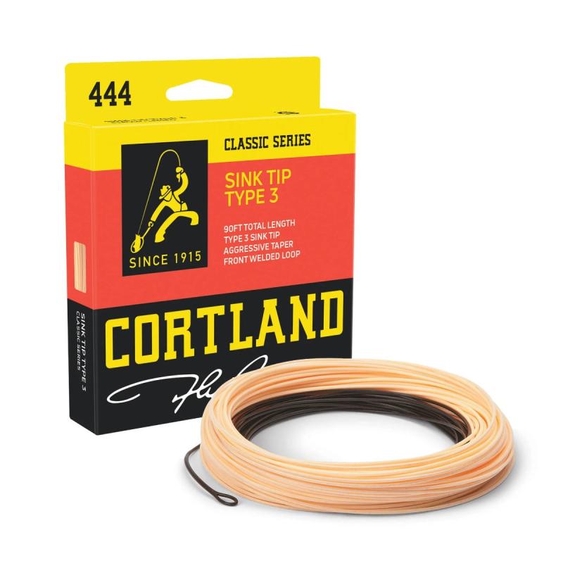 Cortland 444 Sink Tip Type 3 - F/S3 Fluegrej Tilbud