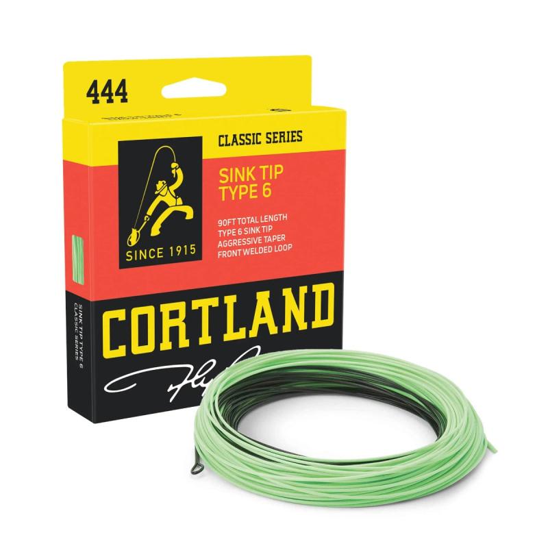 Cortland 444 Sink Tip Type 6 - F/S6 Fluegrej Tilbud