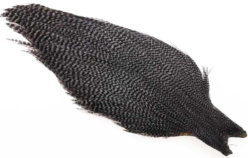 Ewing #1 Grizzly Cape i Mørkeblå Dun - Fluebinding