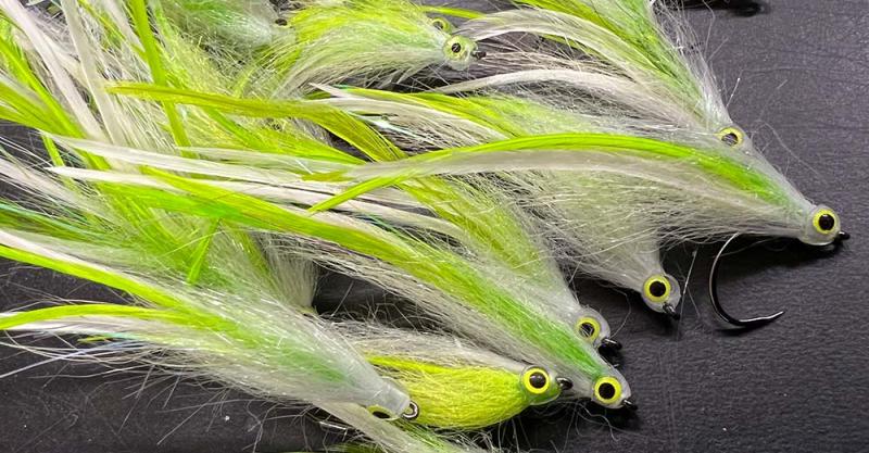 Flatwing Tobis Flue - Chartreuse fra Custom Flies