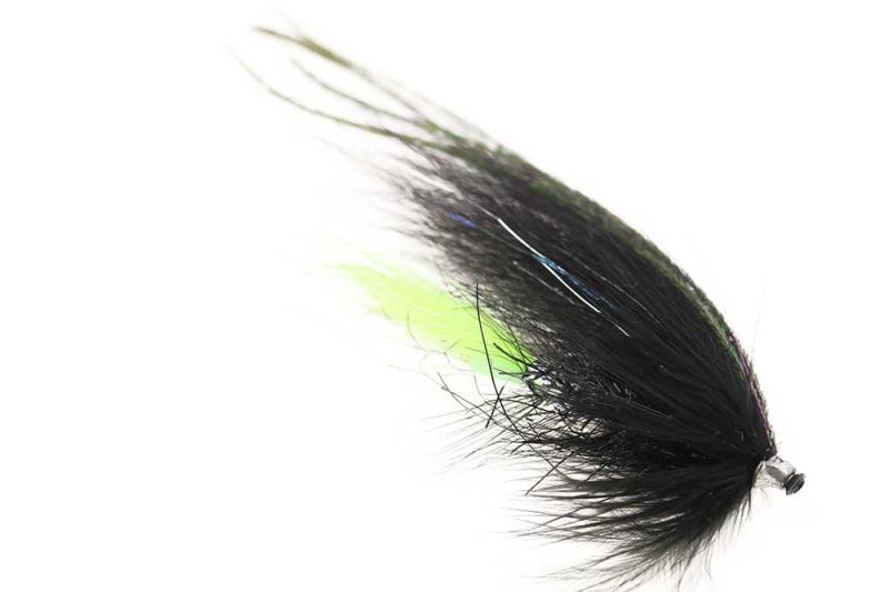 Sort og Sølv Flue fra Custom Flies - Havørred & Laks