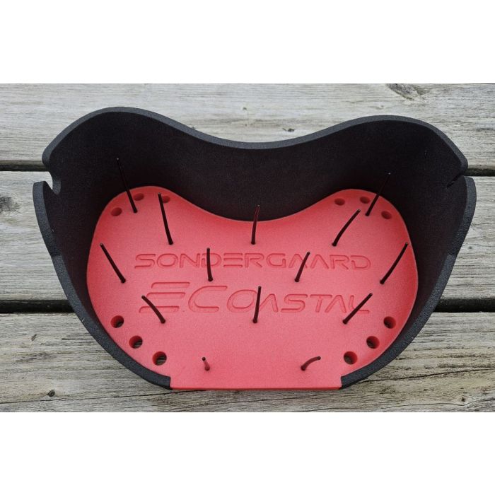 Sondergaard Ecoastal Linekurv Black Red fra