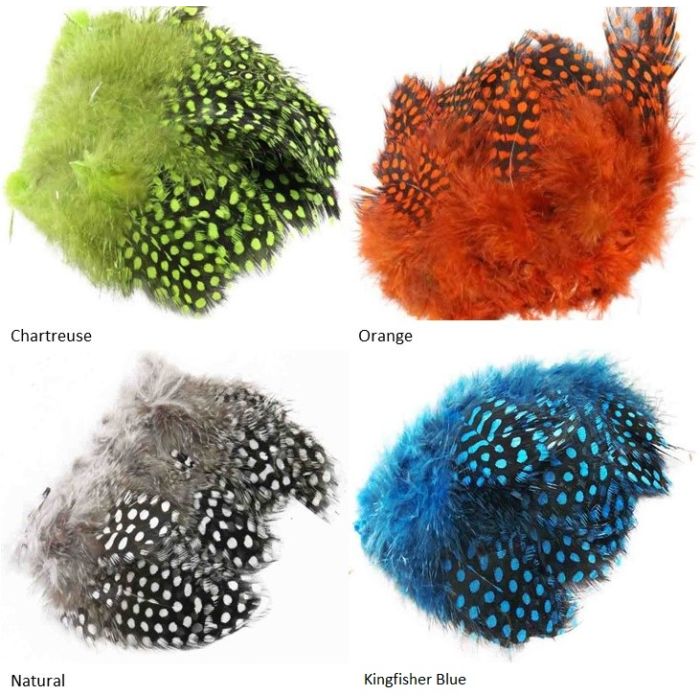 Strung Guinea Feathers fra Hareline