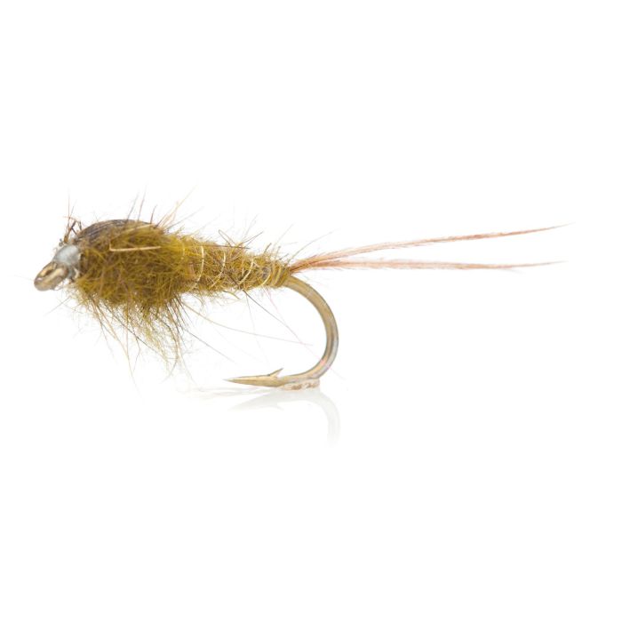 Unique Nymph Fl02009 Hare's Ear Olive Tmc 3761 #12 fra Unique Flies