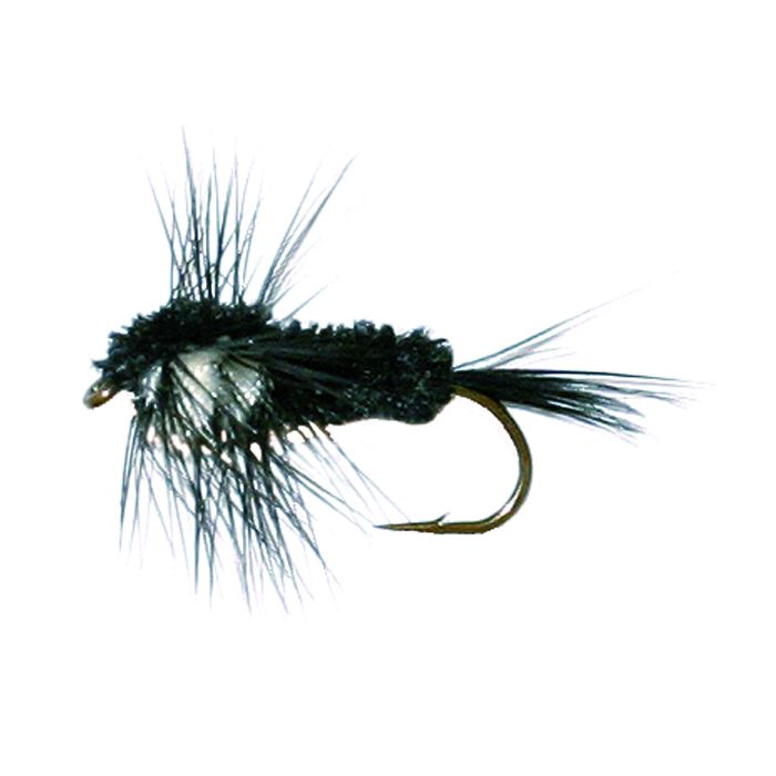 Unique P&t 1 Fl22011 Montana Nymph Black White Daiichi 1710 #10 fra Unique Flies