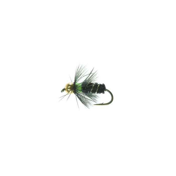 Unique Nymph Fl31001 Bead Head Black Devil Black Tmc 3761 #10 fra Unique Flies