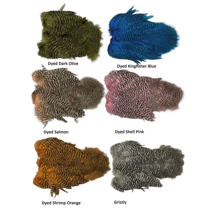 Rooster Sh C Soft Hackle With Chickabou Grizzly fra Whiting