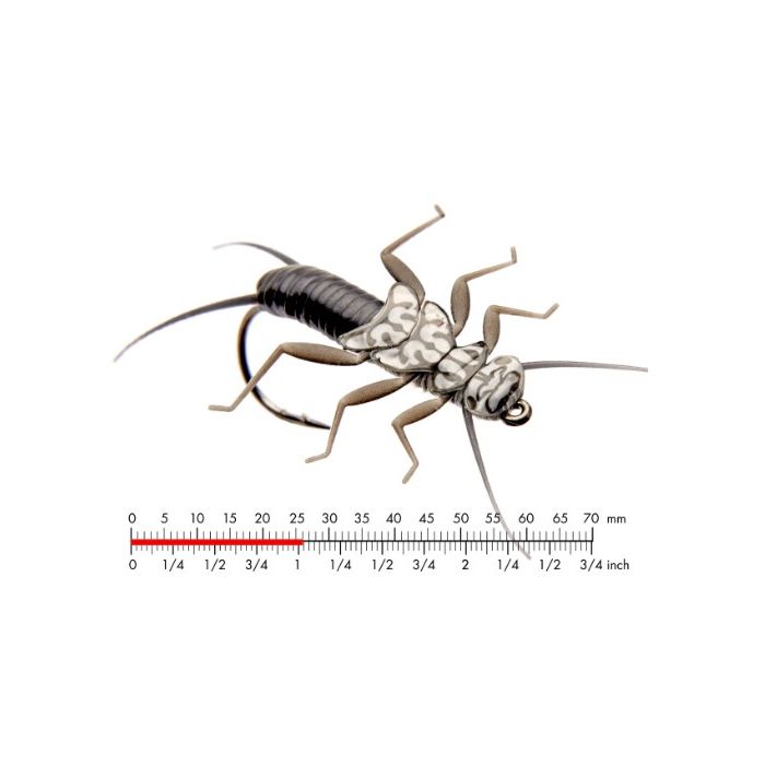 J:on Stonefly Nymph 2 Black #4 fra