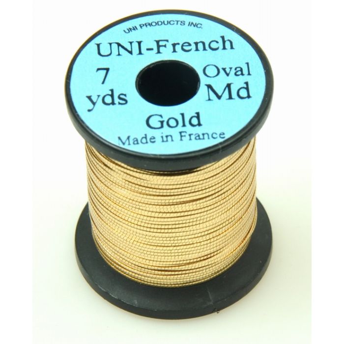 Uni French Oval Tinsel Guld fra