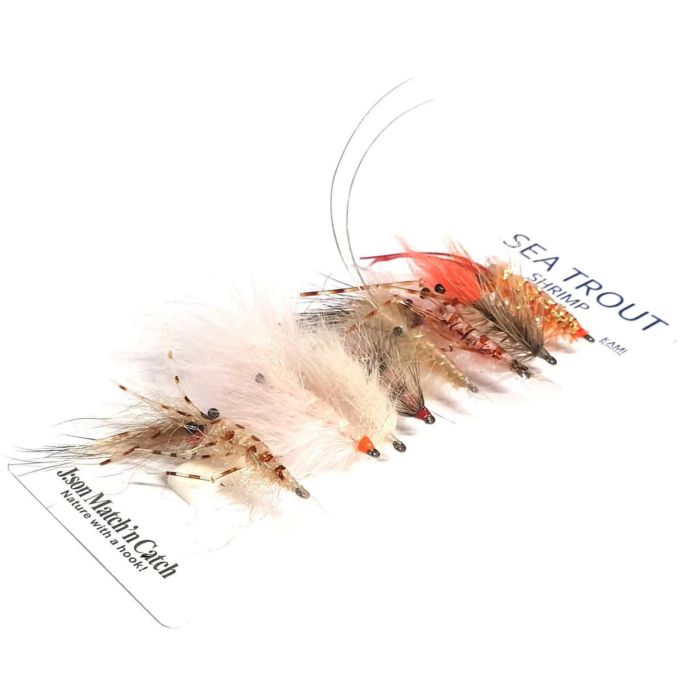 J:on Sea Trout Shrimp No. Sortiment fra